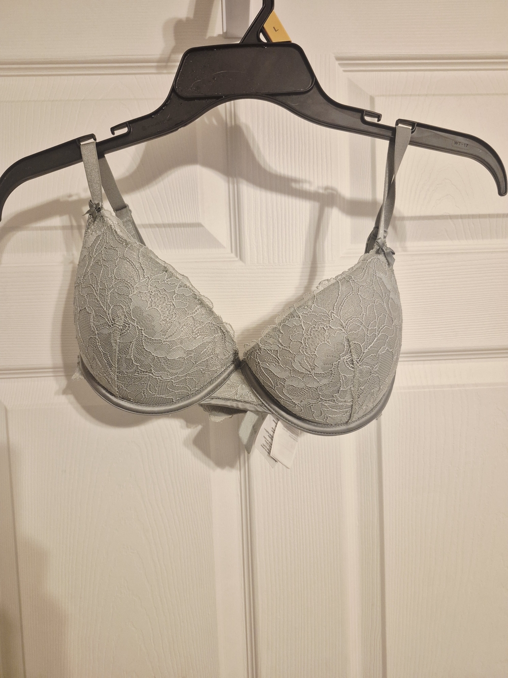 H&M Lace Push Up Bra - Light Gray